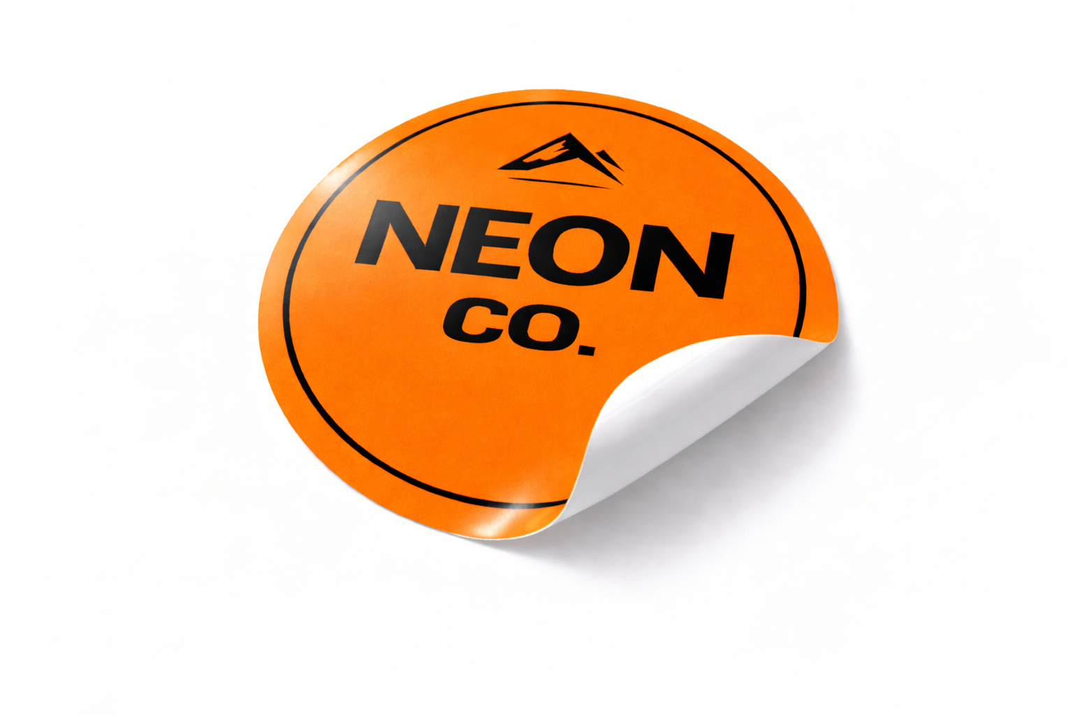 Fluorescent Vinyl Stickers