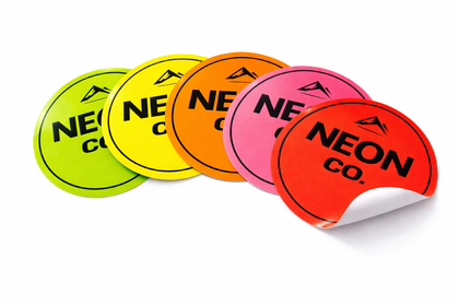 Fluorescent Vinyl Stickers