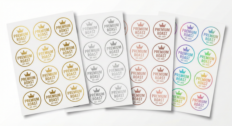 Waterproof Foiled Stickers