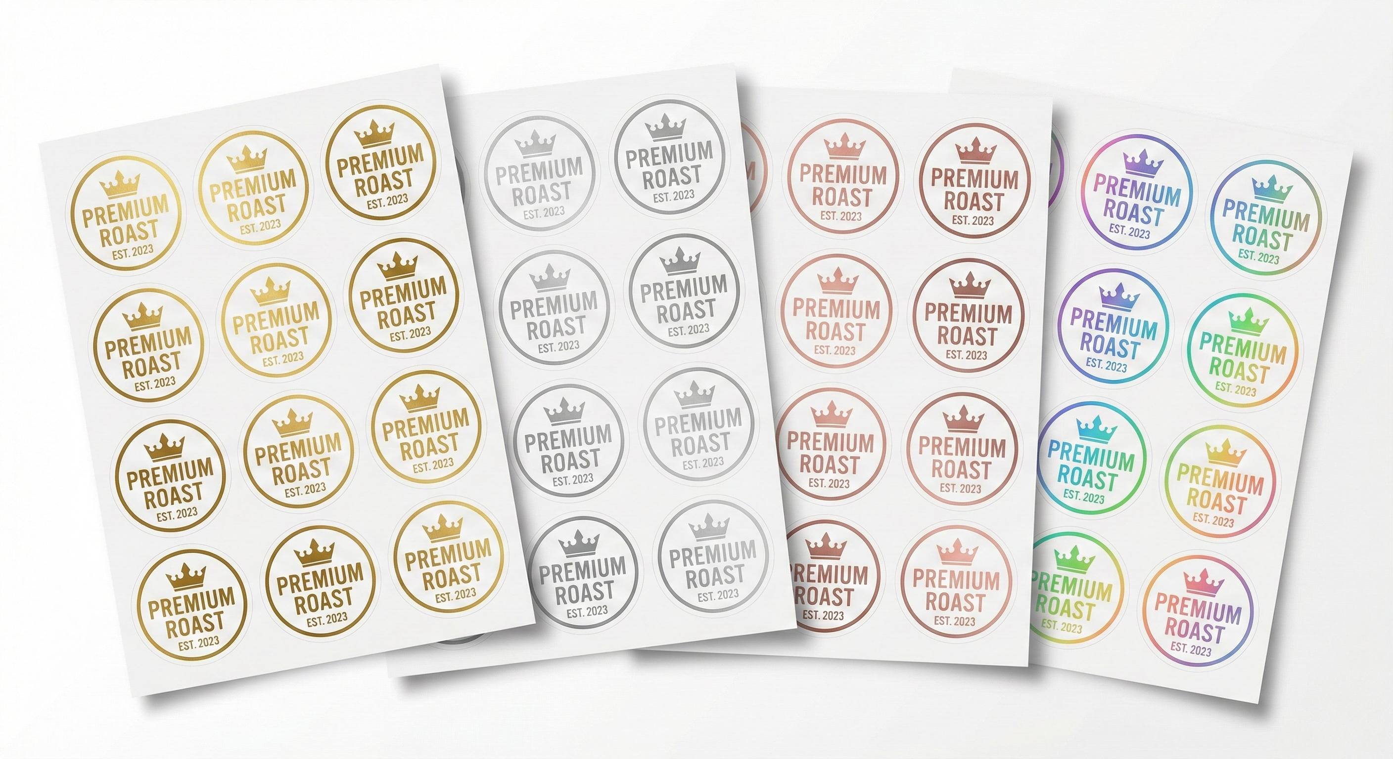 Paper Foiled Stickers
