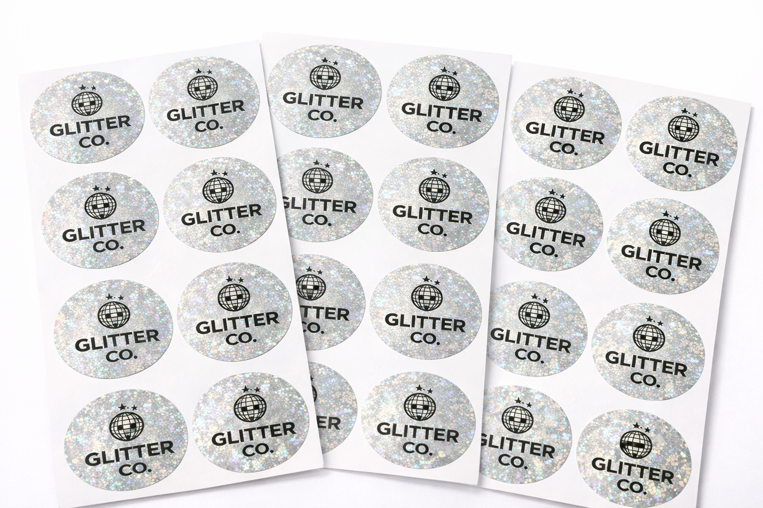 Glitter Vinyl Stickers