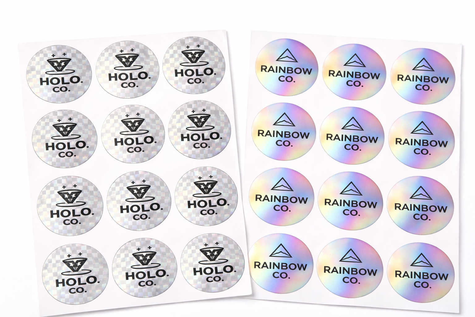 Holographic Vinyl Stickers
