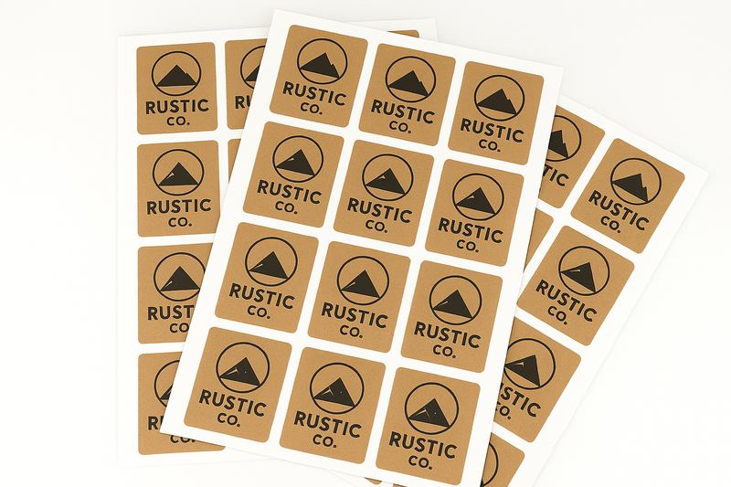 Kraft Paper Stickers