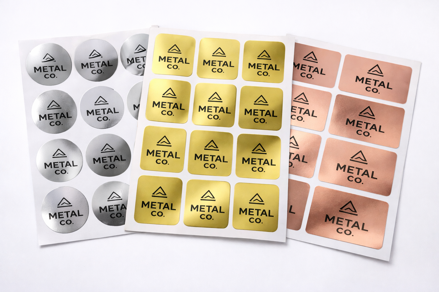 Metallic Stickers & Labels